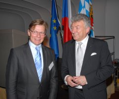 Martin Waniek mit Dr. Klaus Leipold, Rechtsanwalt, Präsidiumsmitglied des Peutinger-Collegiums
